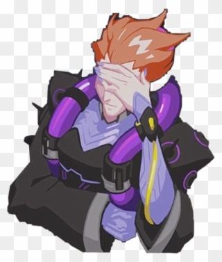 Moira Overwatch Facepalmfreetoedit - Moira Facepalm Clipart