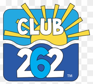 Club262 Summer Challenge - 100 Mile Club Clipart