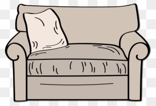 Twas The Night Before Christmas - Studio Couch Clipart