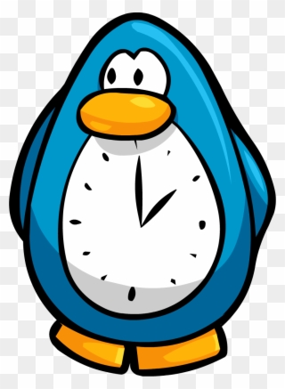 Daylight Savings Time Is Taking The Plunge - Club Penguin Clock Clipart
