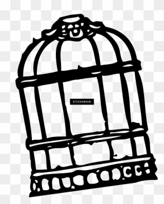 Cage Bird Objects - Bird Cage Clipart Transparent - Png Download