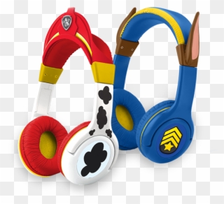 Style And Sound That Will Rock You To The Core - Paw Patrol Chase Youth Headphones Clipart