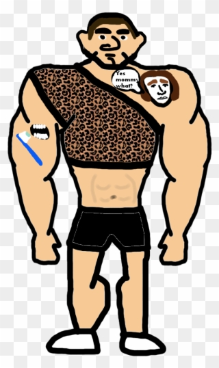 The Strong Man Cell - Illustration Clipart