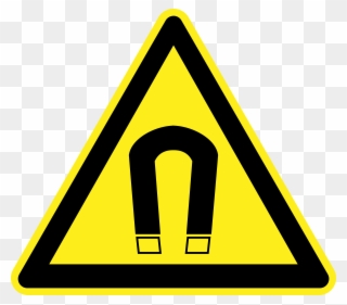 Clipart Magnets Warning Symbol Strong Man Strong Man - Fire Hazard Sign Png Transparent Png