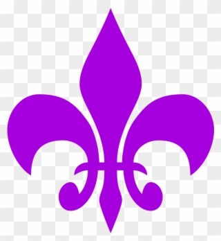 Need For Speed Clipart Symbol - Fleur De Lis Clipart Free Purple - Png Download