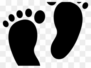 Foot Image - Baby Feet Silhouette Transparent Clipart