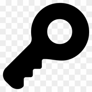 Key Silhouette Png - Password Symbol Clipart