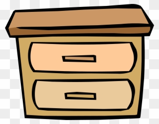 Log Drawers - Png - Club Penguin Wooden Furniture Clipart