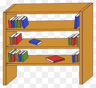 Free Download Bookshelf Clipart Bookshelf Clip Art - Bookshelf Clipart - Png Download