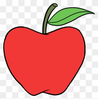 How To Draw Apple - Apple Drawing Easy Step By Step Clipart