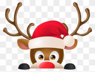 Sticker Interrupteur Renne De Noel Ambiance Sticker - Christmas Reindeer Clipart