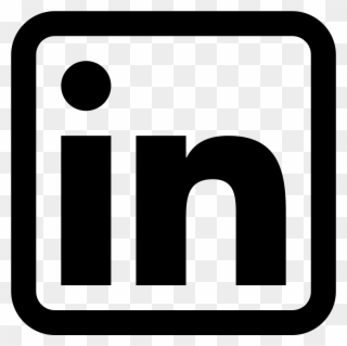 Facebook Instagram Twitter Linkdin - Logo Linkedin Black Background Clipart