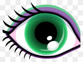 Girl Clipart Eye - Clip Art Green Eyes - Png Download