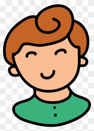 It's A Simplified Portrait Of A Head Bearing A Female Clipart