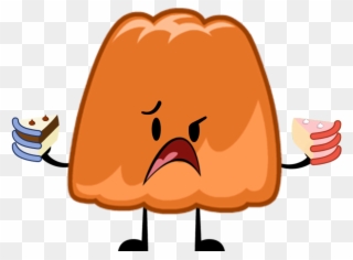 Orange Jello - Cartoon Gelatin Cubes Clipart