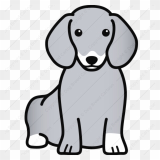 Dachshund Clipart Wiener Dog - Cartoon Dog Stencil - Png Download
