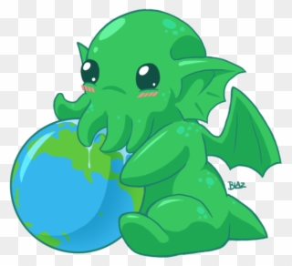 Cthulhu Png Transparent - Cute Cthulhu Clipart