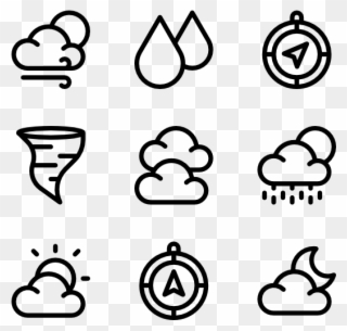 Weather - Surf Icons Clipart