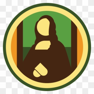 Lifescouts Mona Lisa Badge - Mona Lisa Clipart