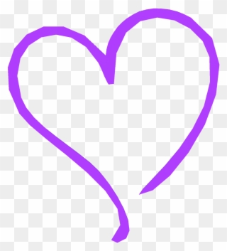 Now That I've Dug Them Out Of The Vault, Here Is The - Purple Heart Shape Clipart