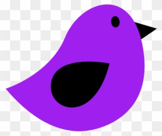 Bird Purple Background Wall Paper Wallpaper - Blue Bird Easy Drawing Clipart