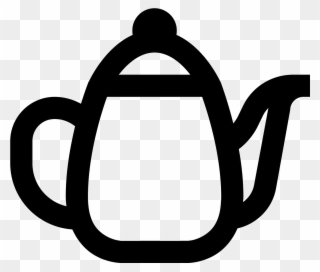 This Is A Picture Of A Simple Tea Kettle - Tea Clipart