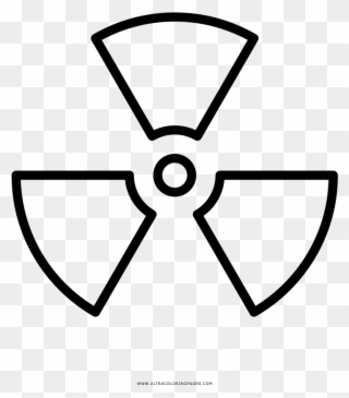 Radiation Drawing Toxic Clip Art Free - Toxic Vector - Png Download