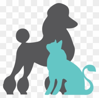 Abbotsford Dog & Cat Grooming - Poodle And Cat Silhouette Clipart