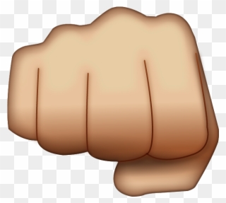 Download Png File - Fist Hand Emoji Clipart