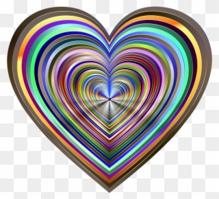 Big Image - Psychedelic Heart Clipart