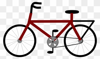 Illustration Of A Bicycle - Really Like You Note Cards Clipart
