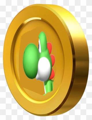 Image D Yoshi Coin - Monedas Mario Kart 8 Clipart