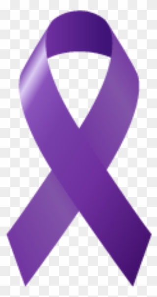 Click On The Purple Ribbon Below To Download And Print - Domestic Violence Awareness Ribbon Png Clipart