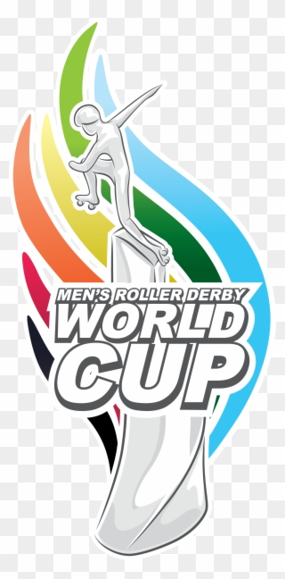Image Information - Men's Roller Derby World Cup Logo Clipart