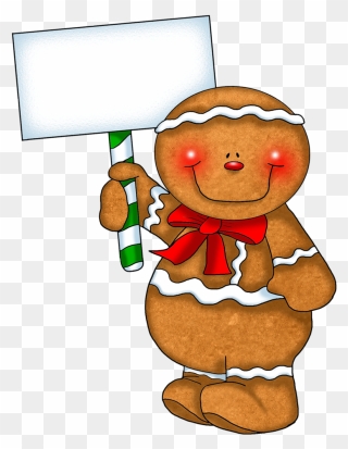 Christmas Placards - Gingerbread House Clipart Png Transparent Png