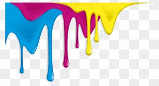 Drip Painting Aerosol Paint Clip Art - Free Paint - Png Download