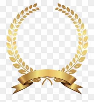 Gold Laurel Wreath Png - Indian Statistical Service Clipart