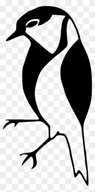 Free Bird - Custom Black And White Bird Shower Curtain Clipart