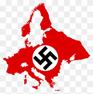 File Map Of Nazi - Nazi Germany Flag Map Clipart