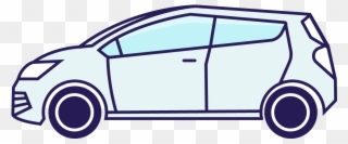 Tony - Normal Hackback Car Top View Icon Png Clipart