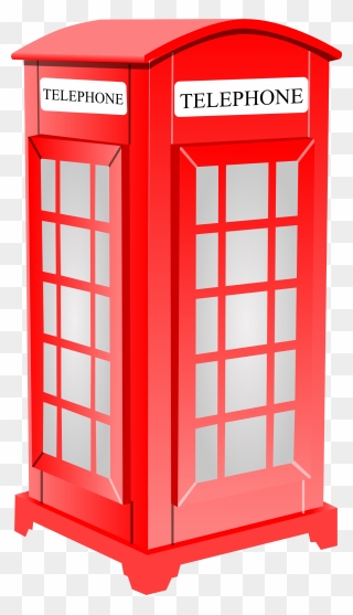 British Phone Booth 1 555px - London Phone Booth Clipart - Png Download