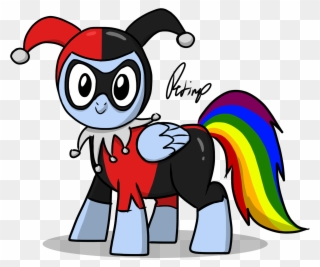 Rainbow Dash Harley-quinn - Rainbow Dash Harley Quinn Clipart