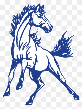 Marilyn Workman - Monument Valley High School Mustangs Logo Clipart