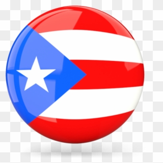 Puerto Rico Clipart Bubble - Puerto Rico Flag Icon - Png Download