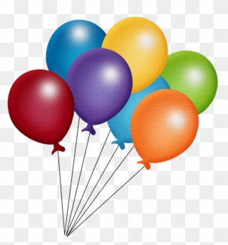 Circo - Minus - Bunch Of Cartoon Balloons Clipart