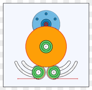 One Of These Assemblies Sits Before The Cutting Section - Circle Clipart
