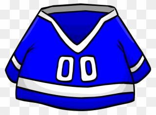 Blue Hockey Jersey Clothing Icon Id 278 - Club Penguin Clipart