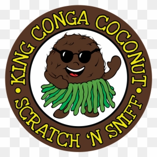 Pina Colada Whiffer Stickers Scratch & Sniff Stickers - Backpack Clip (king Conga Coconut) - Png Download