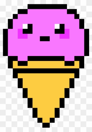 Maker - Ice Cream Cone Pixel Art Clipart