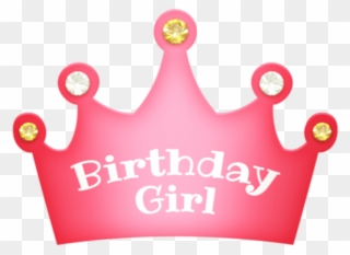 Girl Birthday Crown Png Free Download - Transparent Birthday Girl Png Clipart